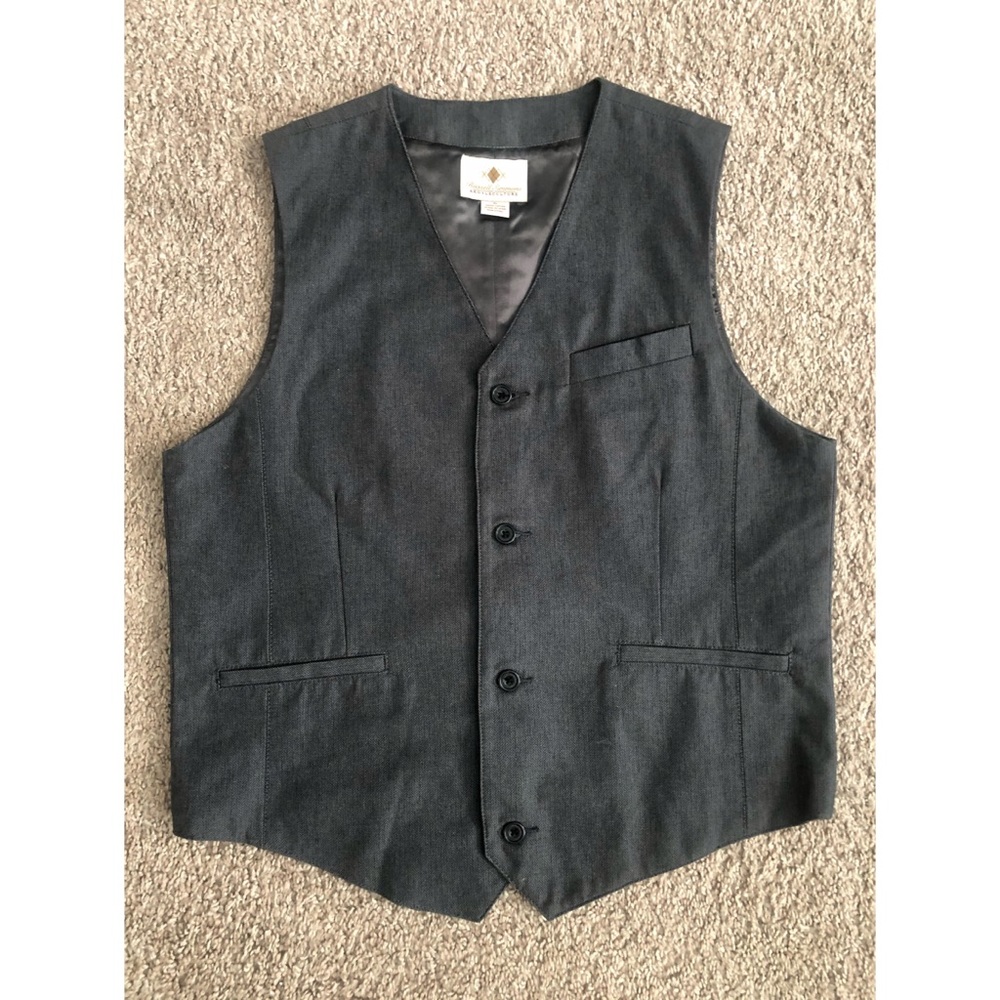 Argyleculture Grey Suit Vest - XL